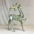 Vintage Italian Tole Gold & Silver Christmas Reindeer Figural For Sale - Image 4 of 9