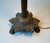 Antique Danish Brass Lion Paw Table Lamp, 1920s For Sale - Image 10 of 11