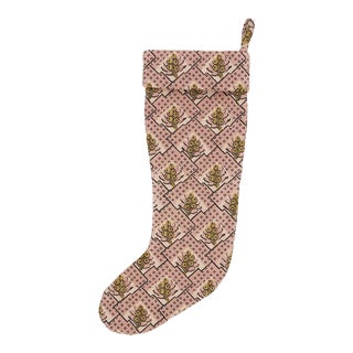 Schumacher Blair Silk Epingle Stocking in Wythe Rose For Sale