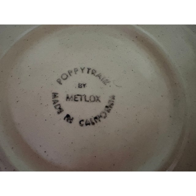 1950s 1950s Metlock Mid Century Modern Cups and Saucers - 16 pcs For Sale - Image 5 of 12