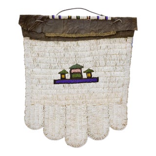 Early 20th Century Ndebele Beaded Itjorholo Wedding Apron Sidley Collection For Sale