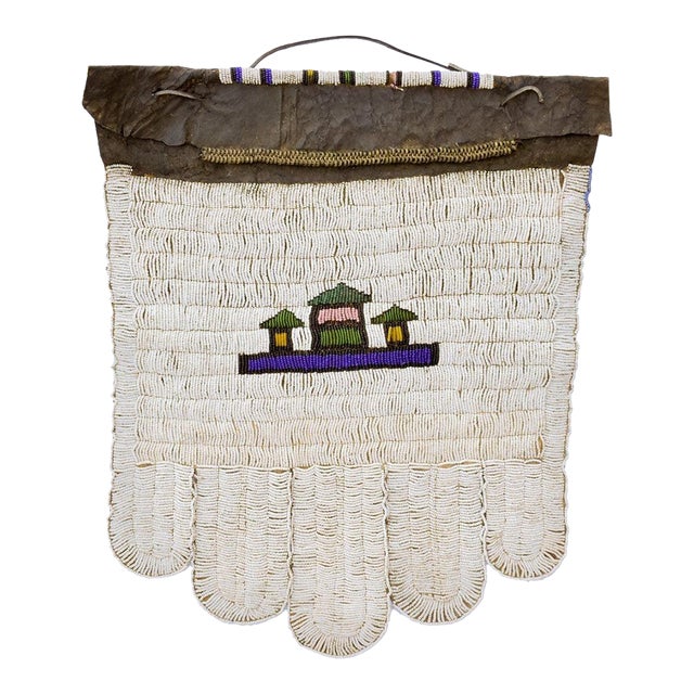 Early 20th Century Ndebele Beaded Itjorholo Wedding Apron Sidley Collection For Sale