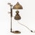 Brass Vintage Brass Adjustable Electrified Oil Lamp For Sale - Image 8 of 9