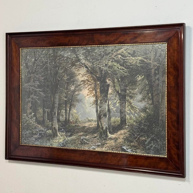 Late 19th Century 19th Century Framed Charcoal Landscape by Heinrich Böhmer (1852–1930) For Sale - Image 5 of 16