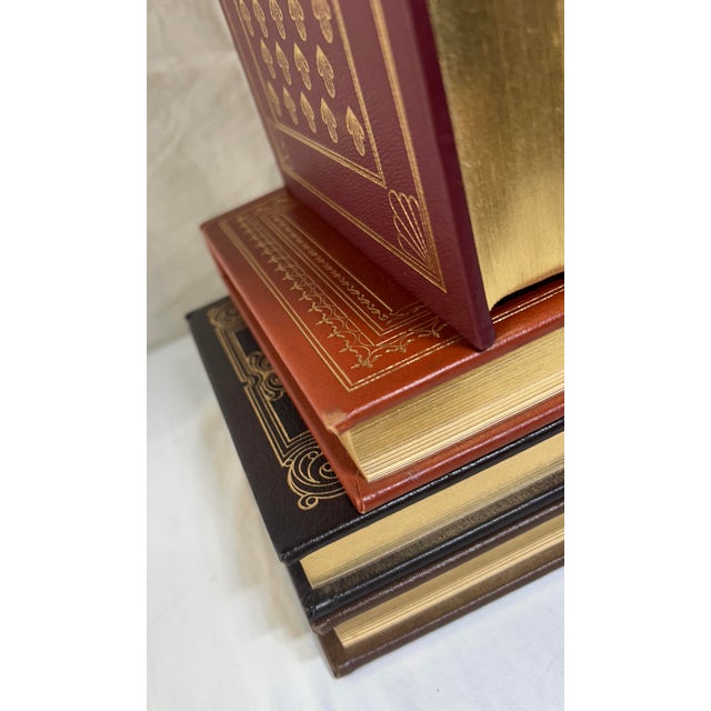 1970s Vintage Franklin Library, Collected Stories of the World's Greatest Writers Collection, Leather Books - Set of 18 Books For Sale - Image 10 of 12