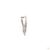 Silver 4.17 Carat Round Brilliant Cut Diamond Gold Earrings, Pair For Sale - Image 8 of 9
