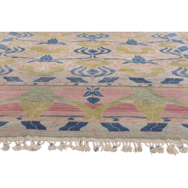 Vintage Turkish Oushak Rug, 09'02 X 13'00 For Sale - Image 4 of 10