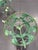 1970s Large Verdigris Wrought Iron Standing Planters With Decorative Dangling Rose and Leaf Motif, a Pair For Sale - Image 12 of 12