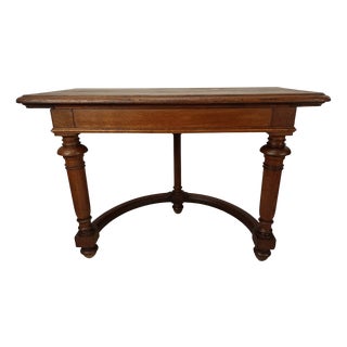 Antique Console Table in Oak For Sale