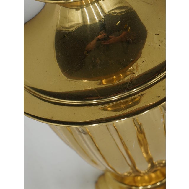 1980s Pair of Brass Wall 2 Candle Sconces For Sale - Image 4 of 9