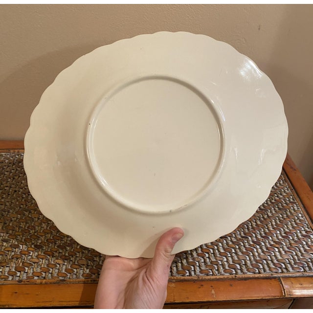 Late 20th Century Vintage Blue Ridge Southern Pottery Autumn Apple Platter For Sale - Image 5 of 5