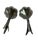 Silver Vintage Silver Plate Garlic Bulb Salt & Pepper Shakers – A Pair For Sale - Image 8 of 9