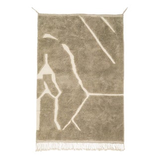 Hand-Knotted Wool Premium Rug by Azele Studio For Sale
