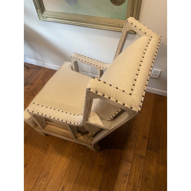 Ecru Uttermost Side Chair For Sale - Image 8 of 10