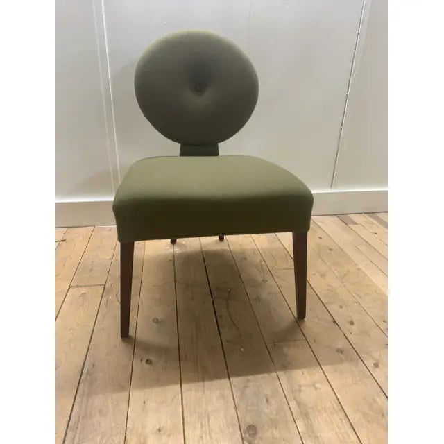 Modern Attributed to Brueton Pearl Side Chair For Sale - Image 3 of 5