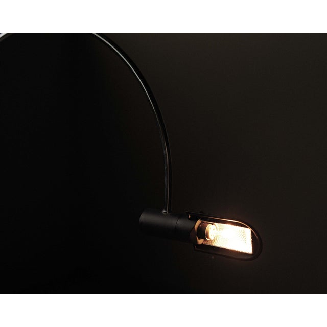 Vintage French Black Lacquered Desk Lamp, 1980 For Sale - Image 10 of 12
