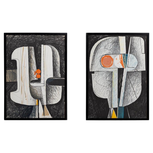 Nero Ceccarelli, 1975, Screenprint, Set of 2 For Sale - Image 18 of 18