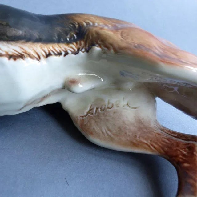 Mid-Century Modern Porcelain Shepherd Figure by Krobek for Göbel, 1973 For Sale - Image 3 of 6