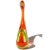 Vintage Cenedese Murano Yellow Orange Uranium Uv Reactive Gold Flecks Italian Art Glass Bird Sculpture For Sale In Orlando - Image 6 of 10