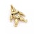 Contemporary Chopard Animated Diamonds & Rubies 18k Yellow Gold Clown Charm Pendant For Sale - Image 3 of 5