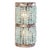 The aqua tones in this rounded sconce are created by a colorful palette of quartz crystal nuggets. The fixture is...