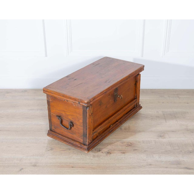 18th-Century Tuscan Fir Travel Box For Sale - Image 9 of 11