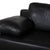 355 Leather Two-Seater Black Manual Function Sofa by Rolf Benz For Sale - Image 6 of 15
