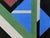Geometric Abstract Midcentury Tempera Painting On Paper, Rare Work By Heinrich Gisler (1918-2011), Newly Framed With...