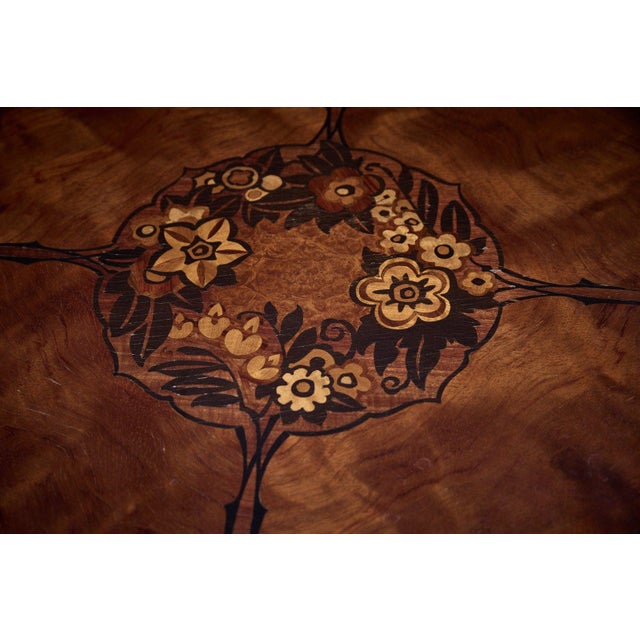 1920s 1920s Louis Majorelle Art Nouveau Salon Table With Four Nesting Tables For Sale - Image 5 of 8