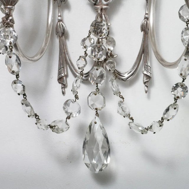 Silvered Bronze Caldwell Style Sconces - a Pair For Sale - Image 9 of 9