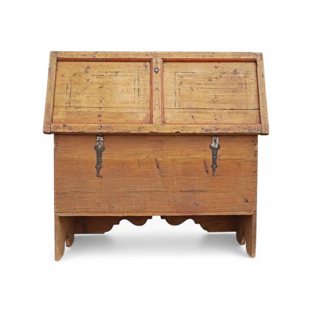 Tyrolean Painted Fir Chest, Late 18th Century For Sale - Image 12 of 18