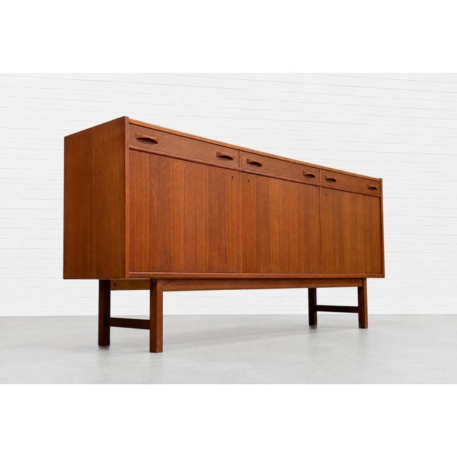 Ulferts Möbler Teak Mid Century Modern Credenza by Ulferts, Made in Sweden, C. 1960's For Sale - Image 4 of 17