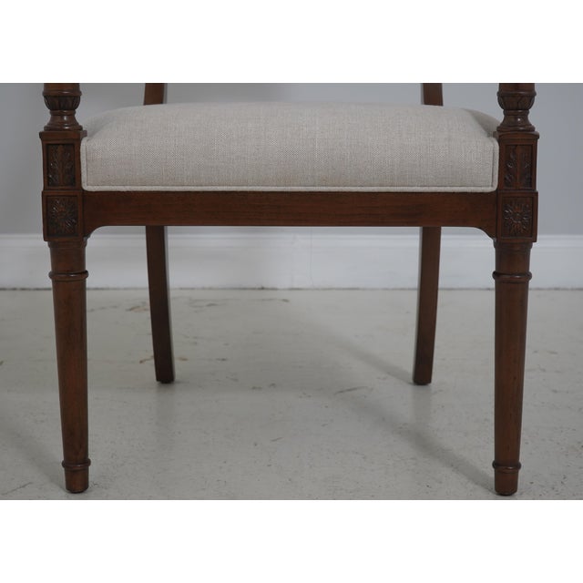 Brown Set of 8 Theodore Alexander ‘The Iven Dining Room Armchairs’ For Sale - Image 8 of 18