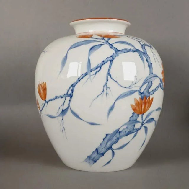Ceramic Art Nouveau Porcelain Vase by Röder for Rosentahl For Sale - Image 7 of 11