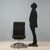 1970s office chair designed by Charles & Ray Eames for ICF, featuring an aluminum frame that seamlessly integrates with...