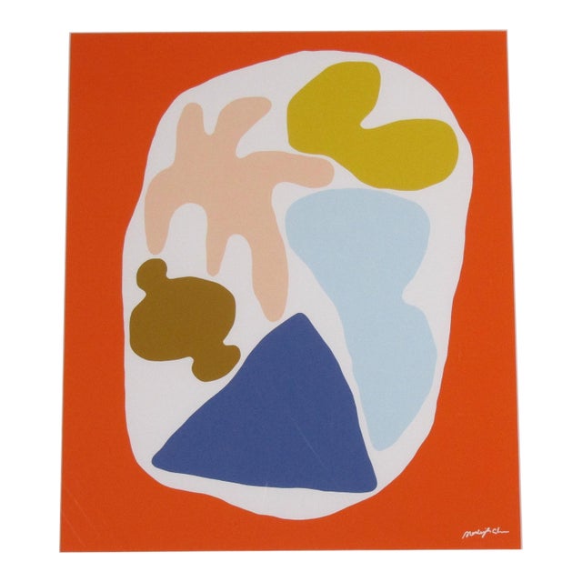 Marleigh Culver “Number 19” Framed Abstract Print, Tappan Collective For Sale