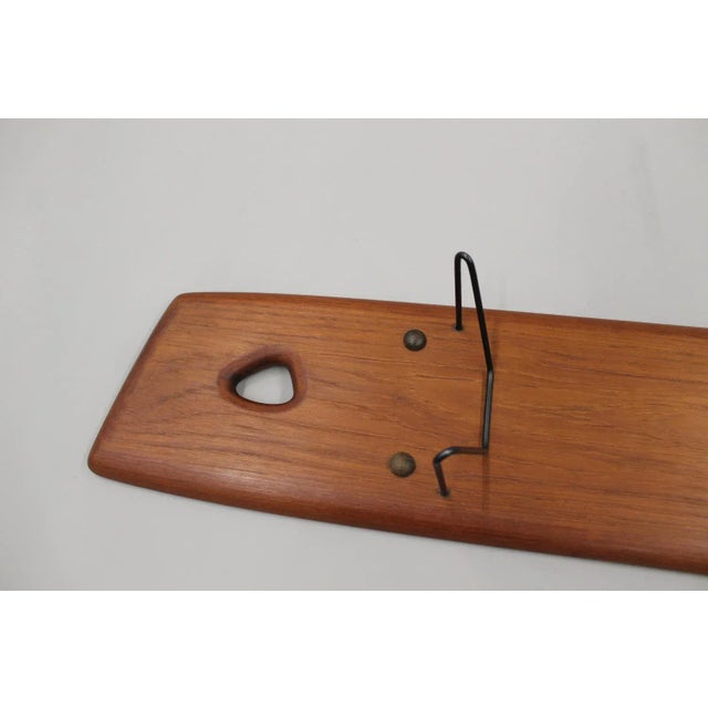 Black Lunch Board by Johannes Aasbjerg for Aasbjerg & Ørtoft, 1955 For Sale - Image 8 of 12