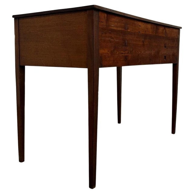 18th Century English Mahogany Writing Table For Sale - Image 10 of 12