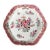 Chinese Export Porcelain Famille Rose Teapot Stand With Puce Diaper Border, Circa 1775 For Sale