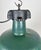 Mid-Century Modern Industrial Green Enamel Factory Lamp with Cast Iron Top from Polam, 1960s For Sale - Image 3 of 16