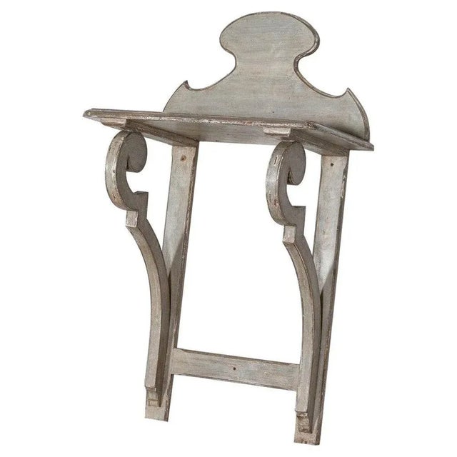 19th Century French Painted Shop Console Table, 1890s For Sale - Image 11 of 11