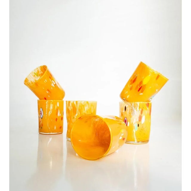 La Vetreria Firenze Drinking Set by Vestidello Luke, Set of 6 For Sale - Image 6 of 12