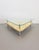 Brutalist Triangle Coffee Table in Marble and Stainless Steel, 1970s For Sale - Image 12 of 12