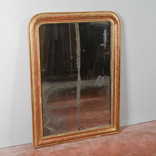 French Gold Leaf Fireplace Mirror For Sale - Image 18 of 18