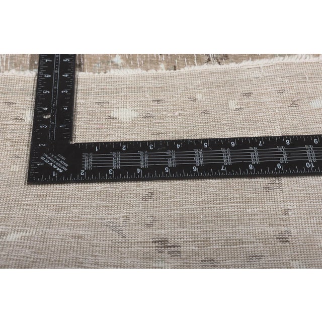 Mid 20th Century Distressed Vintage Persian Rug, 6'4 X 9'7 For Sale In Dallas - Image 6 of 10