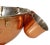 Late 20th Century Copper Punch Bowl With 8 Cups For Sale - Image 5 of 10