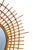Large Asymmetrical Bamboo Rattan Sunburst Mirror with Nails, 1960s For Sale - Image 6 of 9