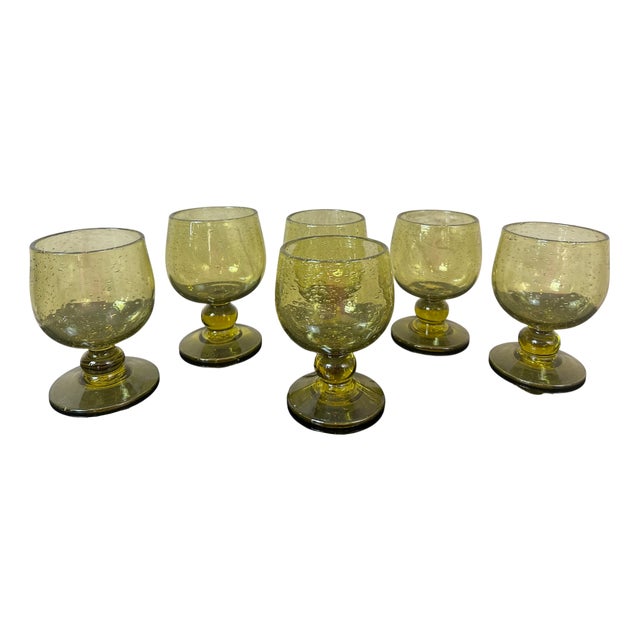 Cocktail Glasses from Biot, Set of 6 For Sale