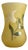 Art Deco Glass Yellow and Green Baluster Vase in Pâte De Verre, 1940 For Sale