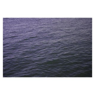 Minimalist Seascape Photograph in Purple Tones - 60" X 40" For Sale